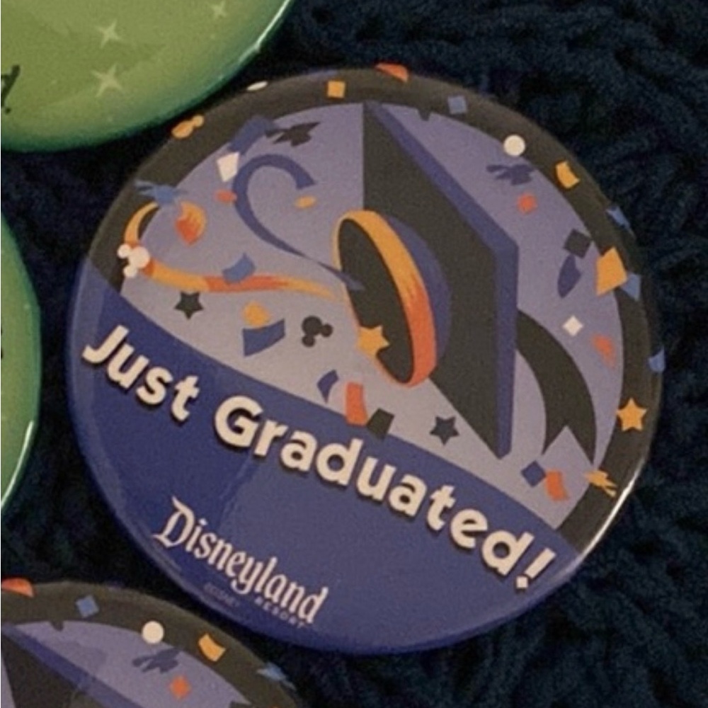 Disneyland ‘Just Graduated’ Button